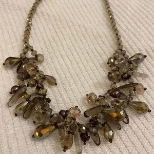 Pretty Crystal dual strand necklace